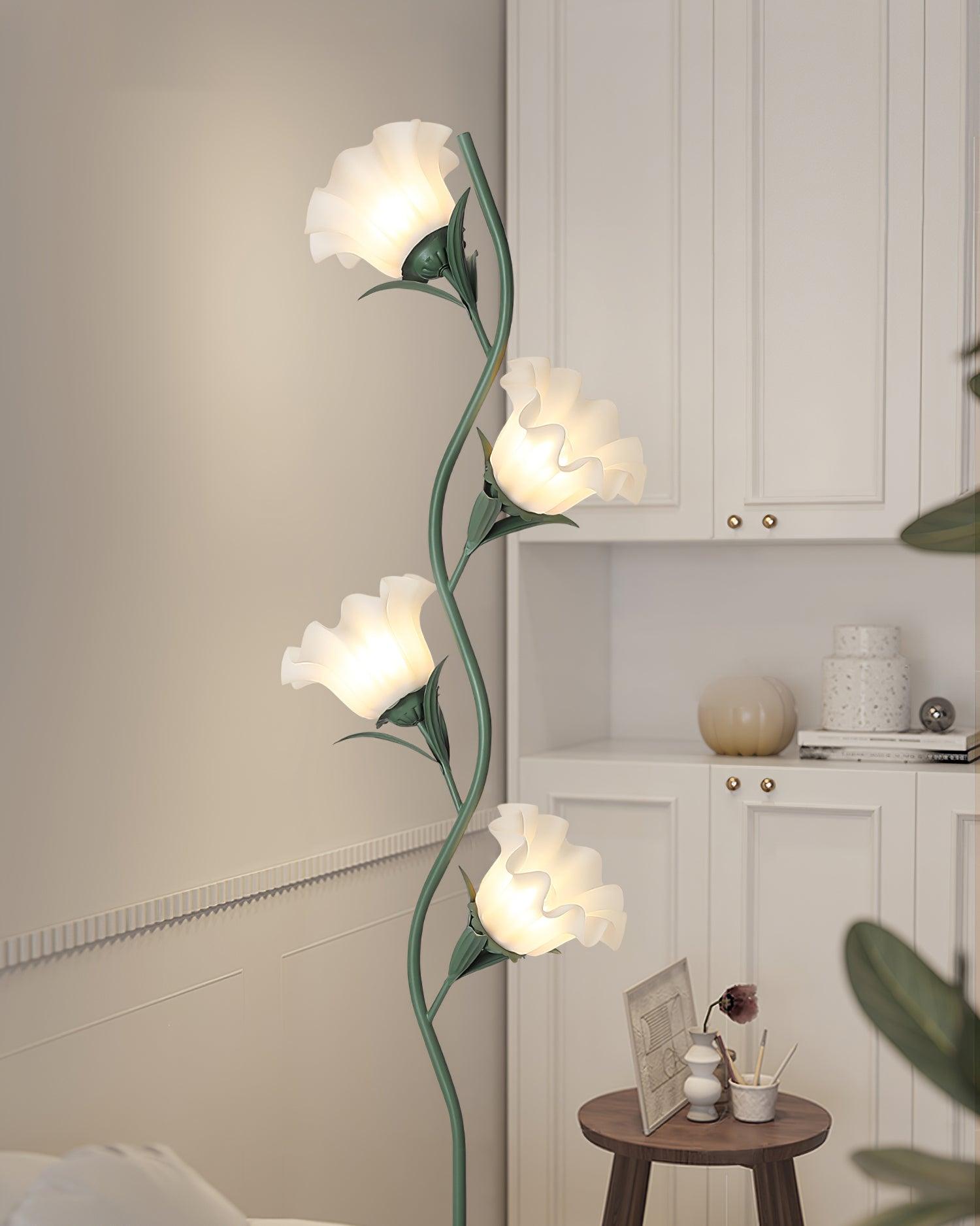 Vertica Flowers Floor Lamp 9.8″- 63″ - Docos