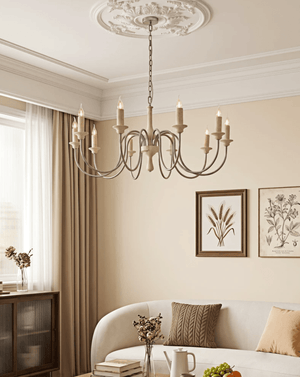 Veyrane Travertine Chandelier