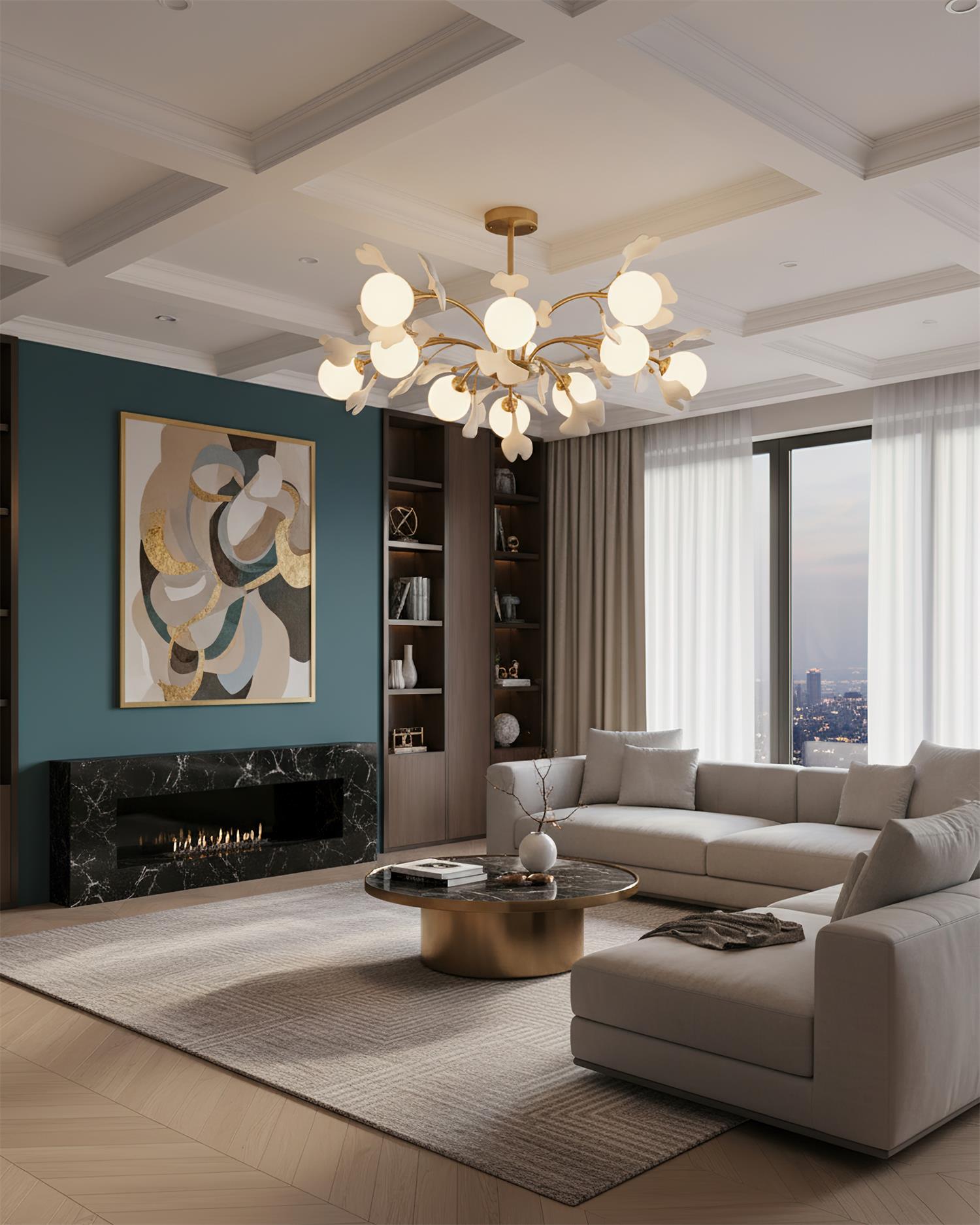 Vico Gingko Chandelier