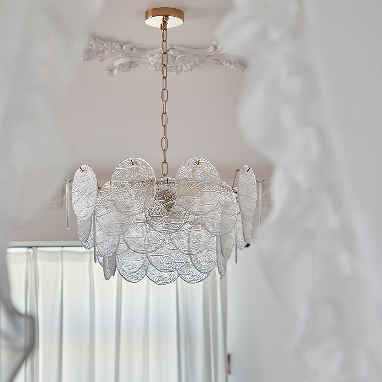 Disc Victorian Glass Chandelier – detail 4