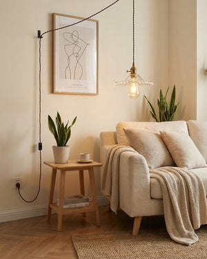 Vines Plug In Pendant Light