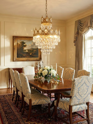 Vintage Crystal Chandelier
