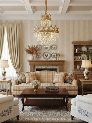 Vintage Crystal Chandelier