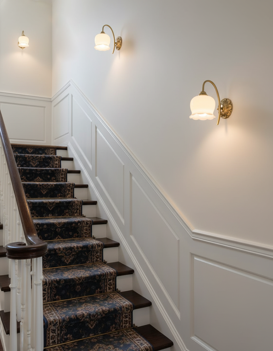 مصباح حائط عتيق ميا 5.5 بوصة - 9.8 بوصة