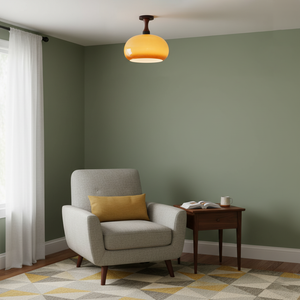 مصباح سقف مورانو عتيق 12.9 بوصة