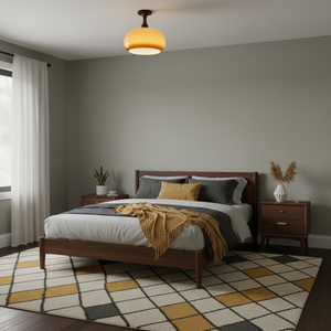 مصباح سقف مورانو عتيق 12.9 بوصة