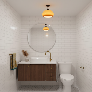 مصباح سقف مورانو عتيق 12.9 بوصة