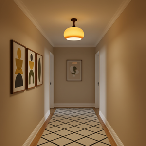 مصباح سقف مورانو عتيق 12.9 بوصة