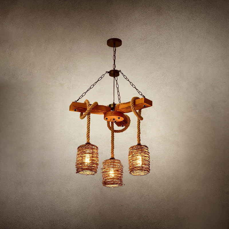 Vintage Farmhouse Chandelier – detail 12
