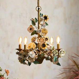 Vintage Floral Chandelier