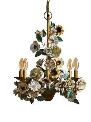 Vintage Floral Chandelier