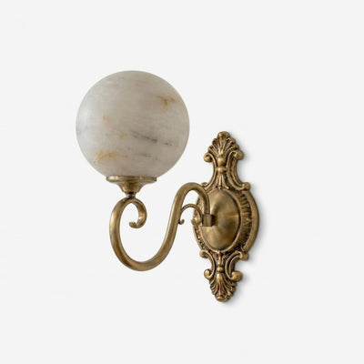 Vintarose Alabaster-Wandleuchte