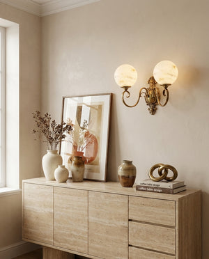 Vintarose Alabaster Wall Sconce