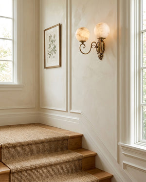 Vintarose Alabaster Wall Sconce