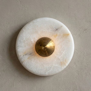 Viola Alabaster Wall Sconce