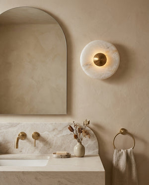 Viola Alabaster Wall Sconce