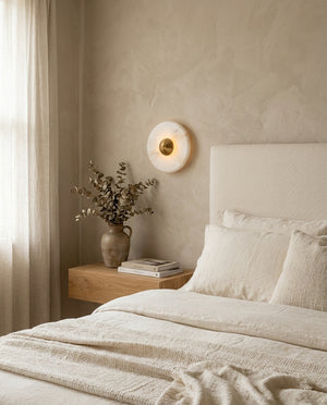 Viola Alabaster Wall Sconce