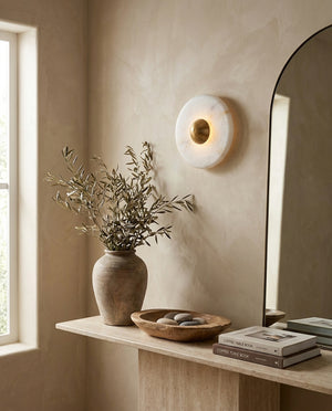Viola Alabaster Wall Sconce