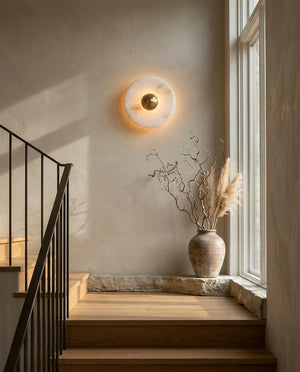 Viola Alabaster Wall Sconce