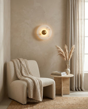 Viola Alabaster Wall Sconce