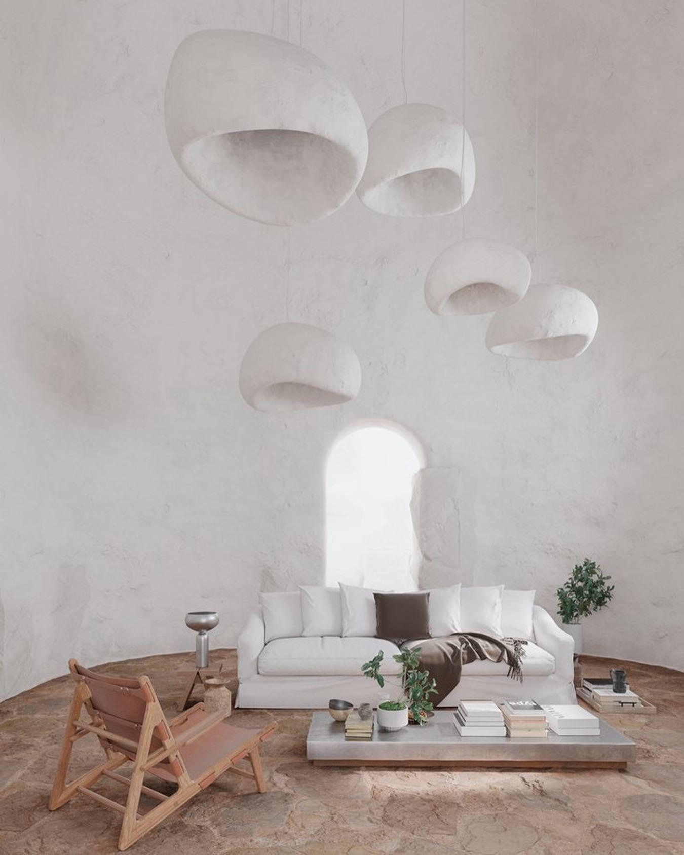 Lámpara Colgante Wabi Sabi – Diseño Irregular Y Texturizado, Estilo Japandi, Para Salón O Dormitorio