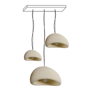 Zenra Wabi-Sabi Organic Chandelier