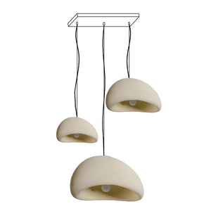 Zenra Wabi-Sabi Organic Chandelier