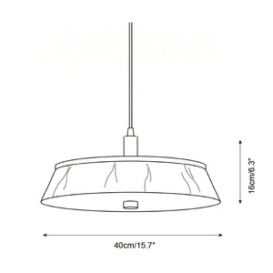 Walnette Pendant Light