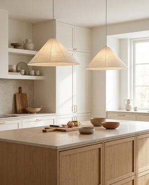 Washi Paper Pyramid Pendant Light