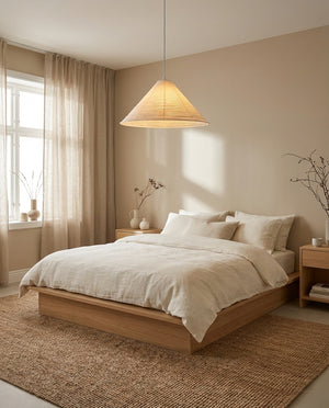 Washi Paper Pyramid Pendant Light