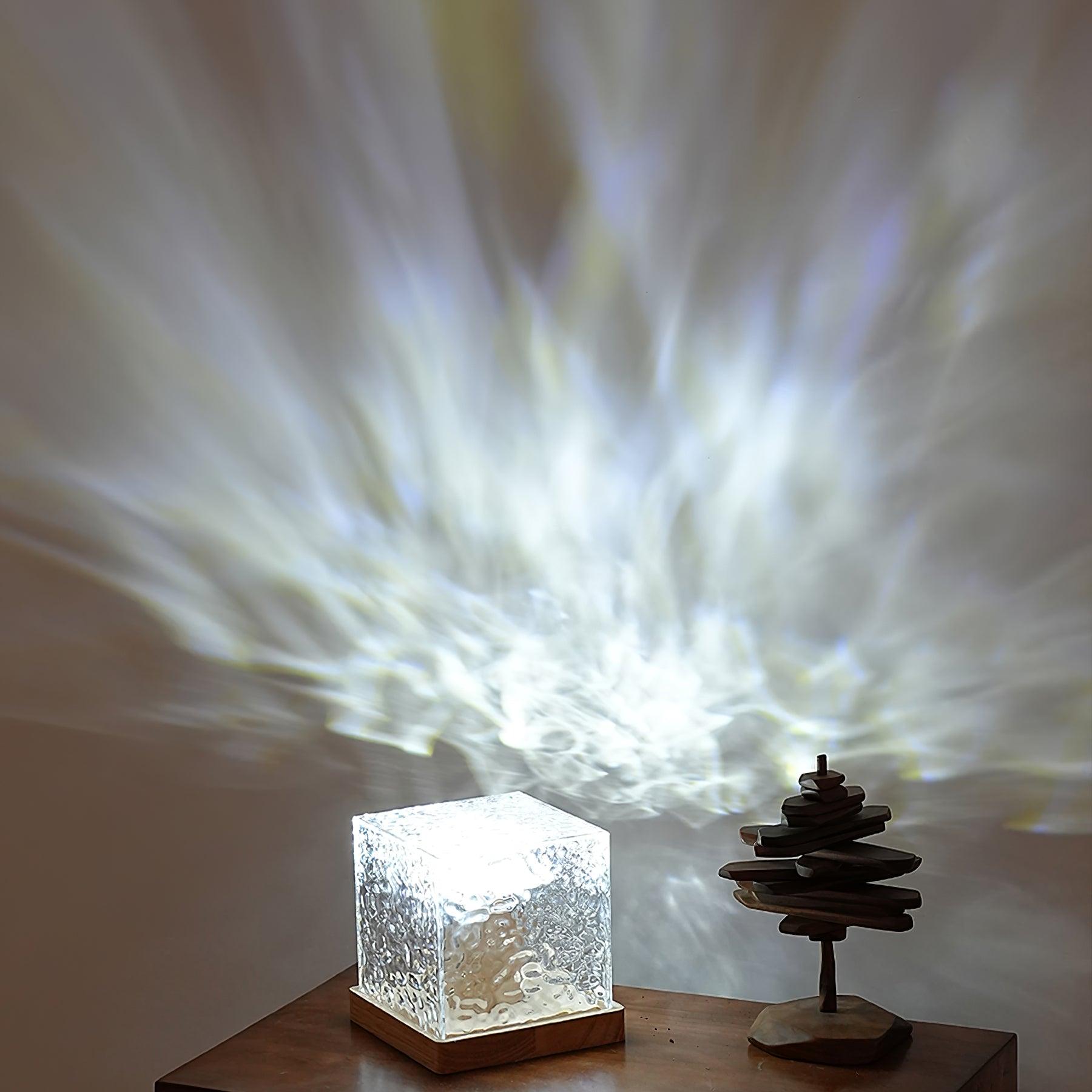 Water Ripple Crystal Table Lamp 5.1″- 5.5″ - Docos