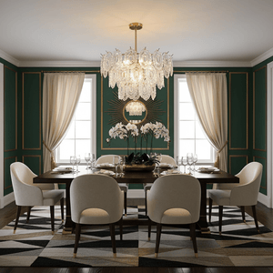 Wave Glass Chandelier