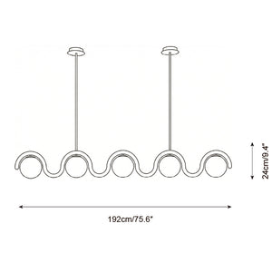 Wavora Chandelier
