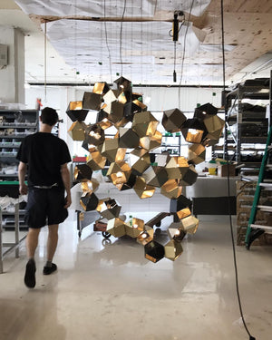 Facet Modular Chandelier