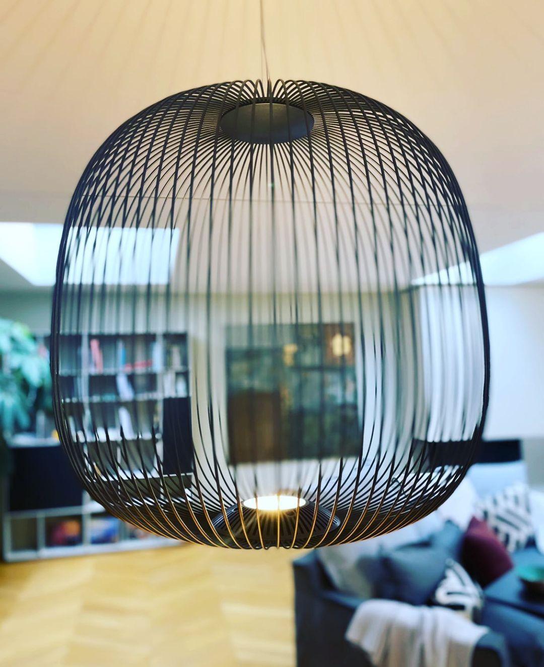 Lightweight Spokes Cage Pendant Lamp - Docos