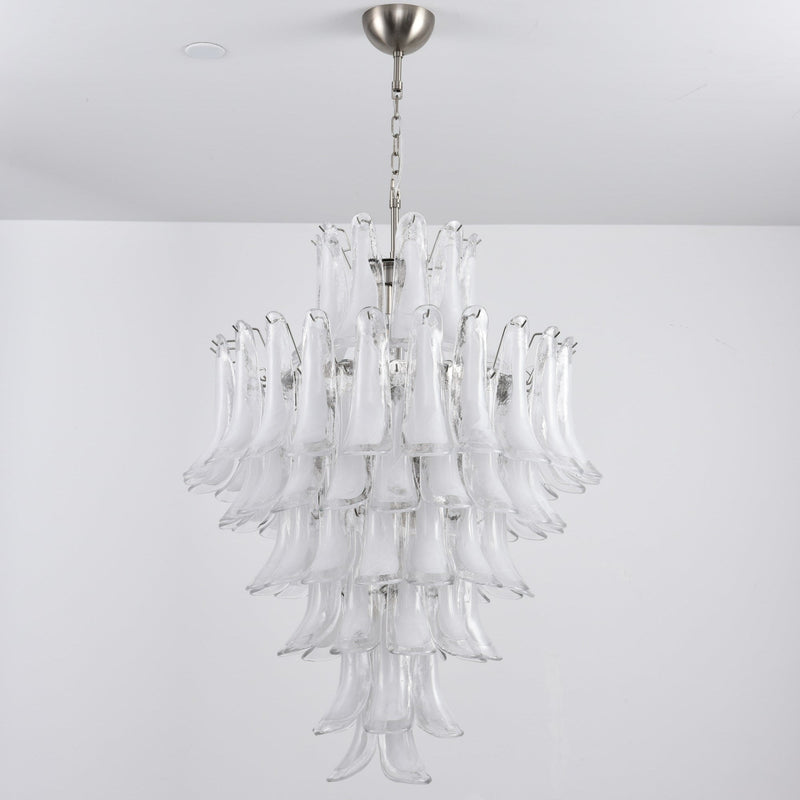 White Cloud Glass Petals Chandelier – detail 12