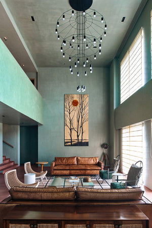 Lattice Chandelier