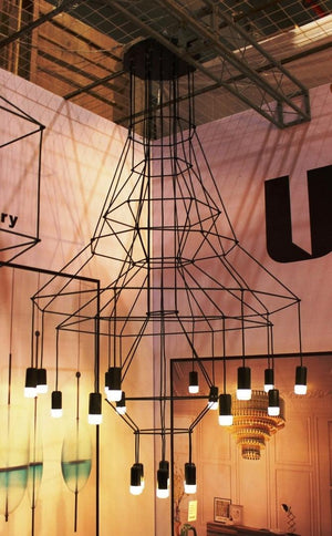 Lattice Chandelier