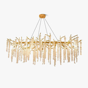 Wisteria Flower Crystal Chandelier