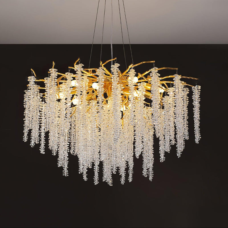 Wisteria Flower Crystal Chandelier – detail 8