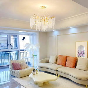 Wisteria Flower Crystal Chandelier