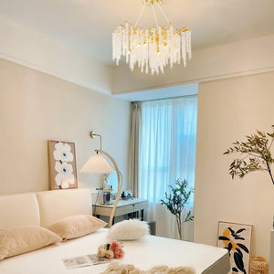 Wisteria Flower Crystal Chandelier