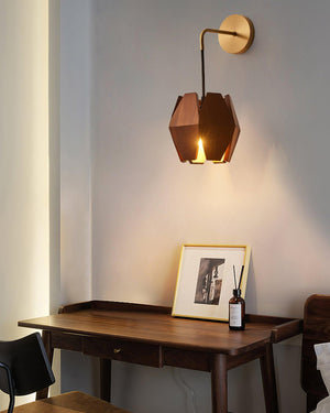 Wood Astris Wall Lamp 6.7″- 6.3″