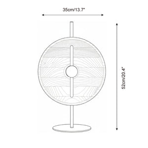 Wood Disc Table Lamp – detail 5