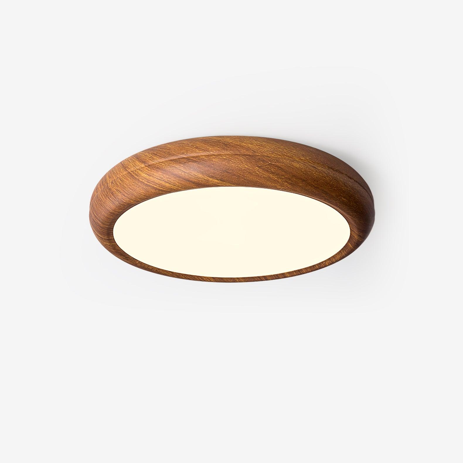 Wood Grain Round Ceiling Lamp - Docos