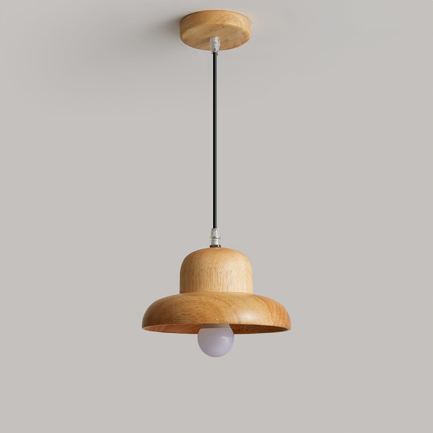 Wood Hat Pendant Lamp - Docos