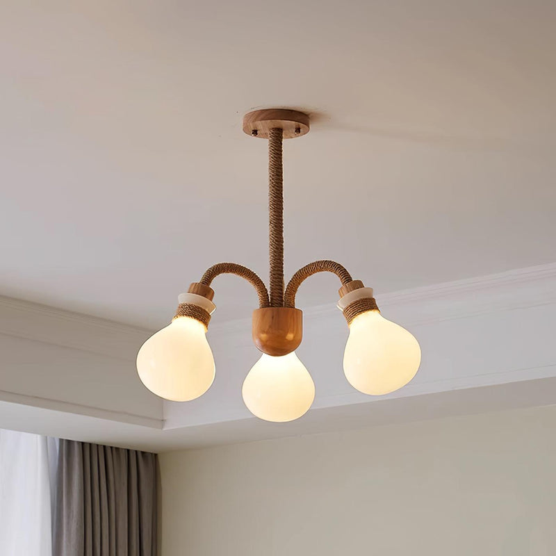 Wood Medusa Chandelier – detail 9
