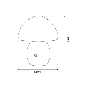Mushroom Table Lamp 5.5″- 7″ - Docos