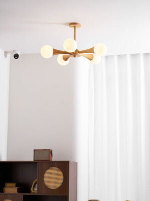 Wooden Nera Chandelier