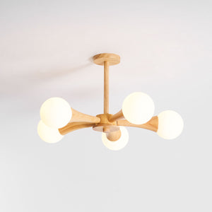 Wooden Nera Chandelier